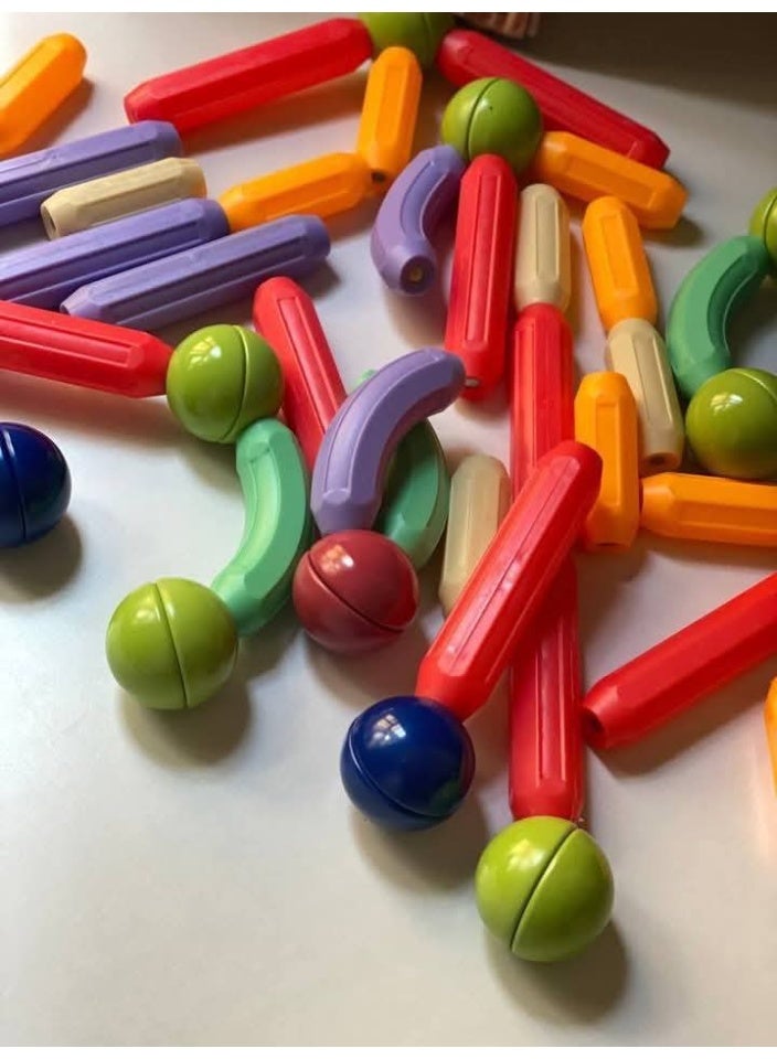 Magnetic Stick and Ball Building Blocks – 25 Pieces - Image 4